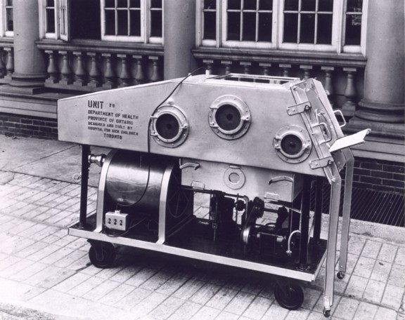 Iron Lung, Hospital for Sick Children, Toronto, 1937